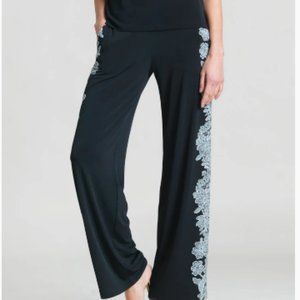 Clara Sunwoo straight leg pant in black/white